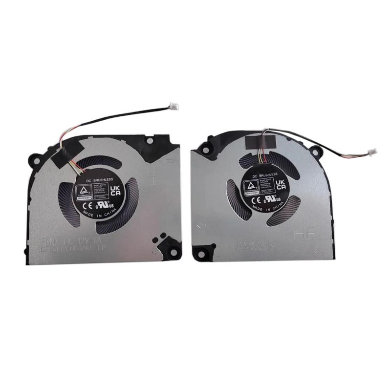 ラップトップCPU GPUファン DFSCL12E16486S EP FQNW FQNX DFSCL12E16486S-FQNW DFSCL12E06486S-FQNX 4ピン DC12V 1A