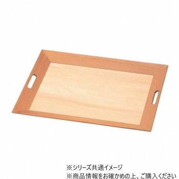 木製尺6白木脇取盆　クリアー塗　50302230