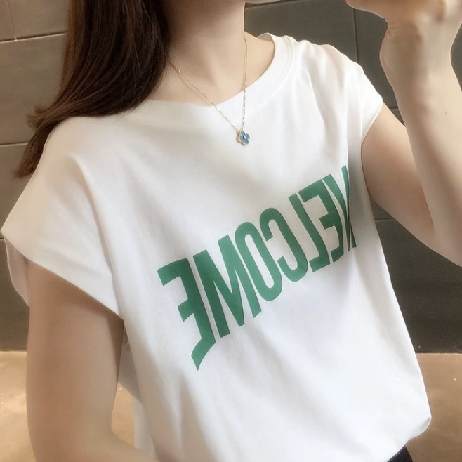 トップス Tシャツ プルオーバー 白トップス 袖なし ノースリーブ ラウンドネック 襟なし 綿 かわいい 大人可愛い シンプル カジュアル 大人 上品 おしゃれ 大人女子 こなれ感 ラフ メンズライク