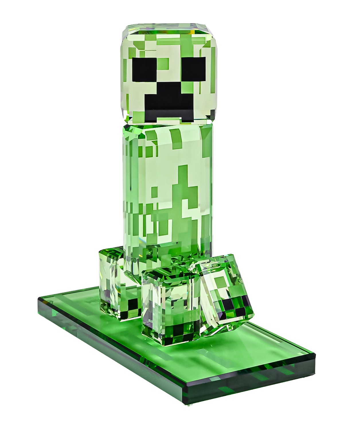 クリスタルフィギュア フィギュリン マインクラフト クリーパー 5701249 インテリア オブジェ 置物