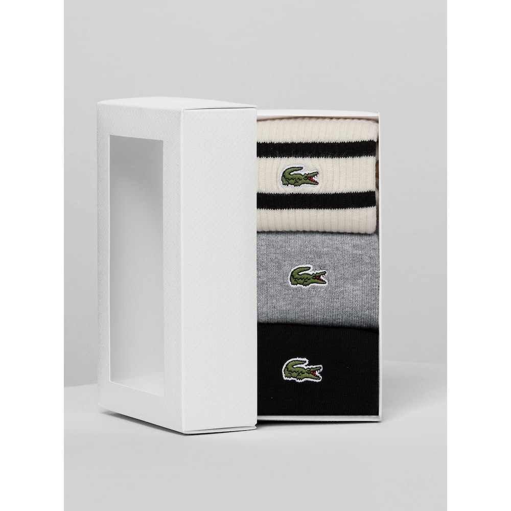 ラコステメンズカジュアルバンドルソックス RA125B-55G CCA Q2NRA125B-55GCCA