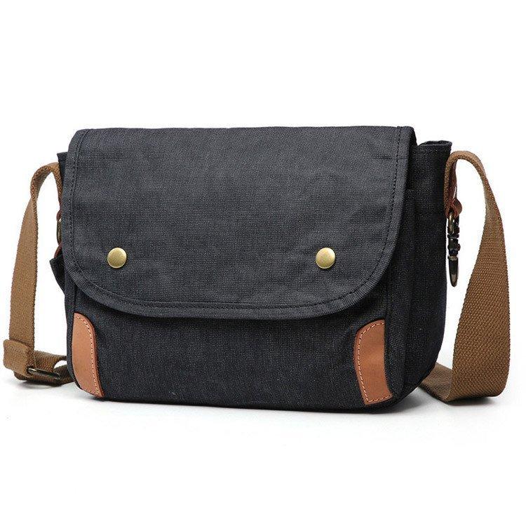 メンズショルダーバッグキャンバスメッセンジャーバッグ帆布バッグ通勤ハンドバッグ通学30%までに制限 6,052円
