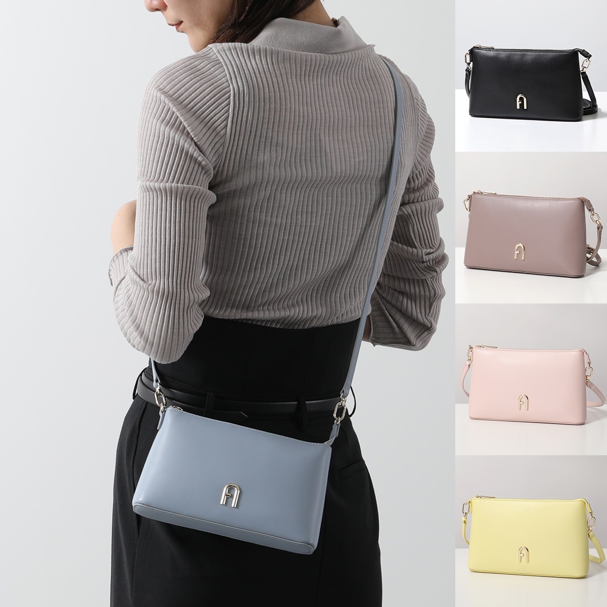 Furla フルラ ショルダーバッグ DIAMANTE MINI ディアマンテ ミニ WE00615 AX0733 レディース レザー 鞄 カラー5色 WE00615_AX0733_1007_O600