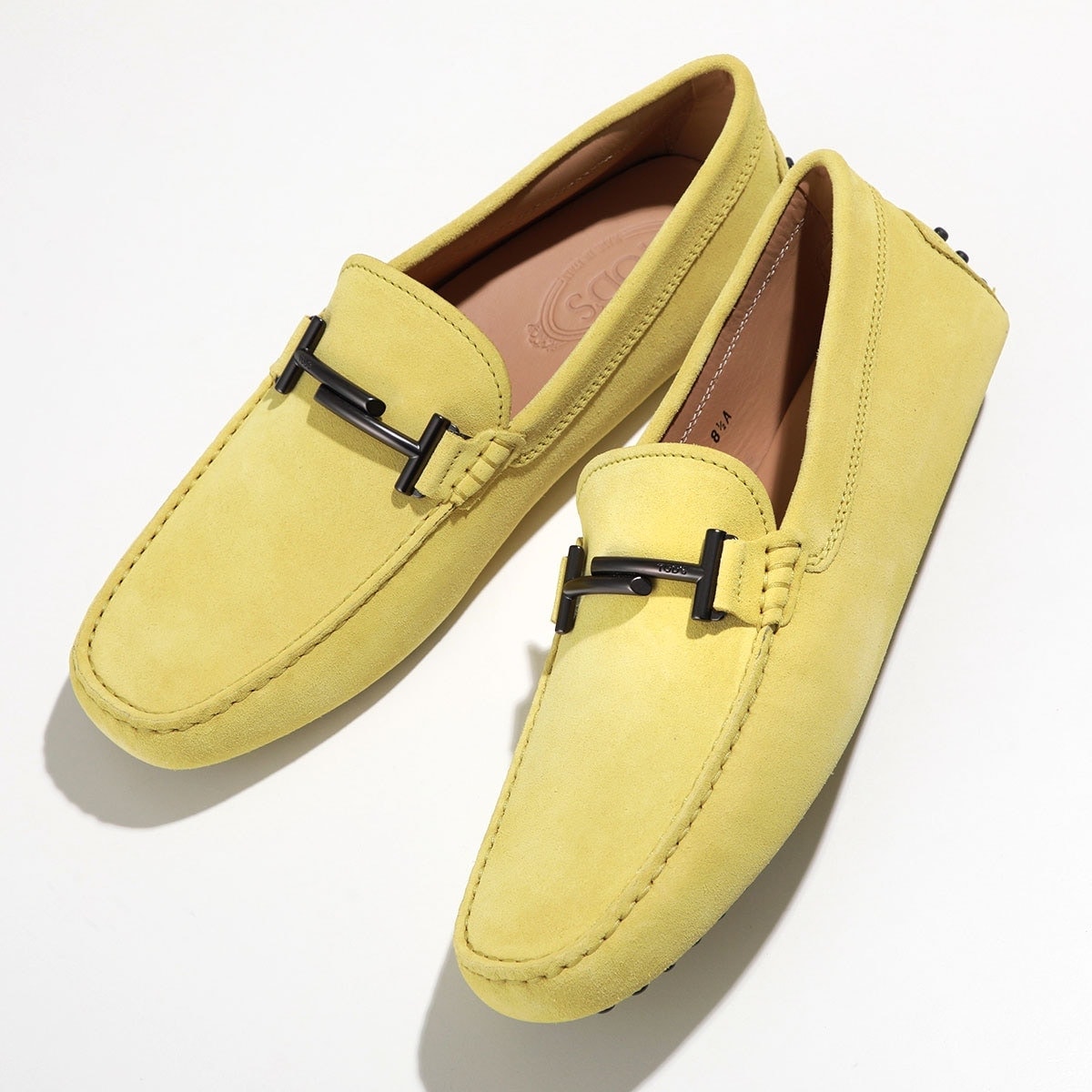 TODS トッズ ドライビングシューズ GOMMINO ゴンミーニ XXM0GW0Q700RE0 メンズ スウェード レザー TTビット ロゴ スリッポン シュ