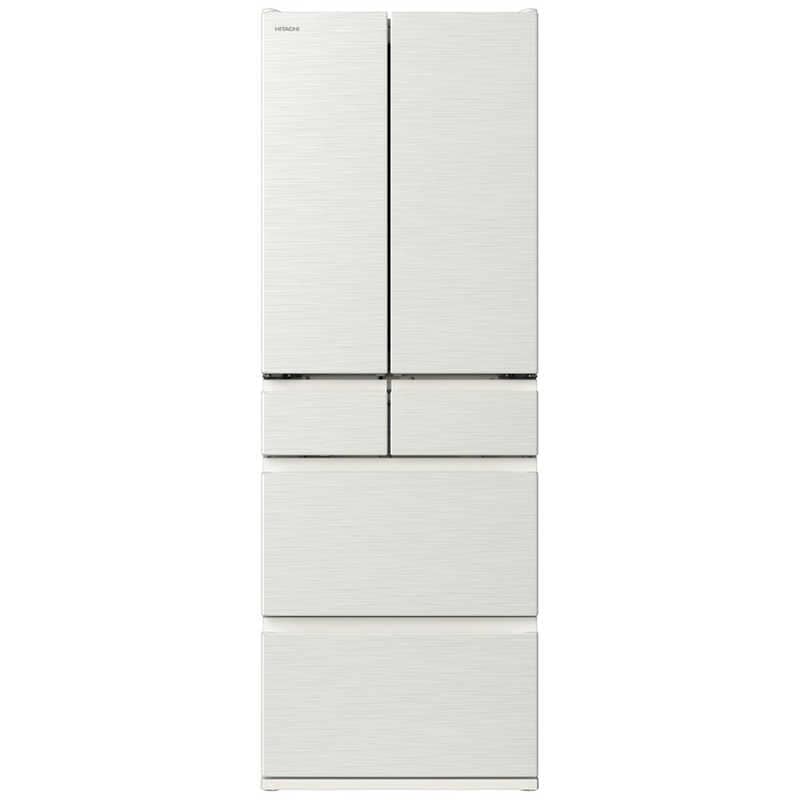 日立　HITACHI　冷蔵庫 6ドア 485L フレンチドア(観音開き) Hタイプ まんなか冷凍 ひろｉｎ冷凍プラス 幅65cm ピュアホワイト　R-H49X-W（標準設置無料）