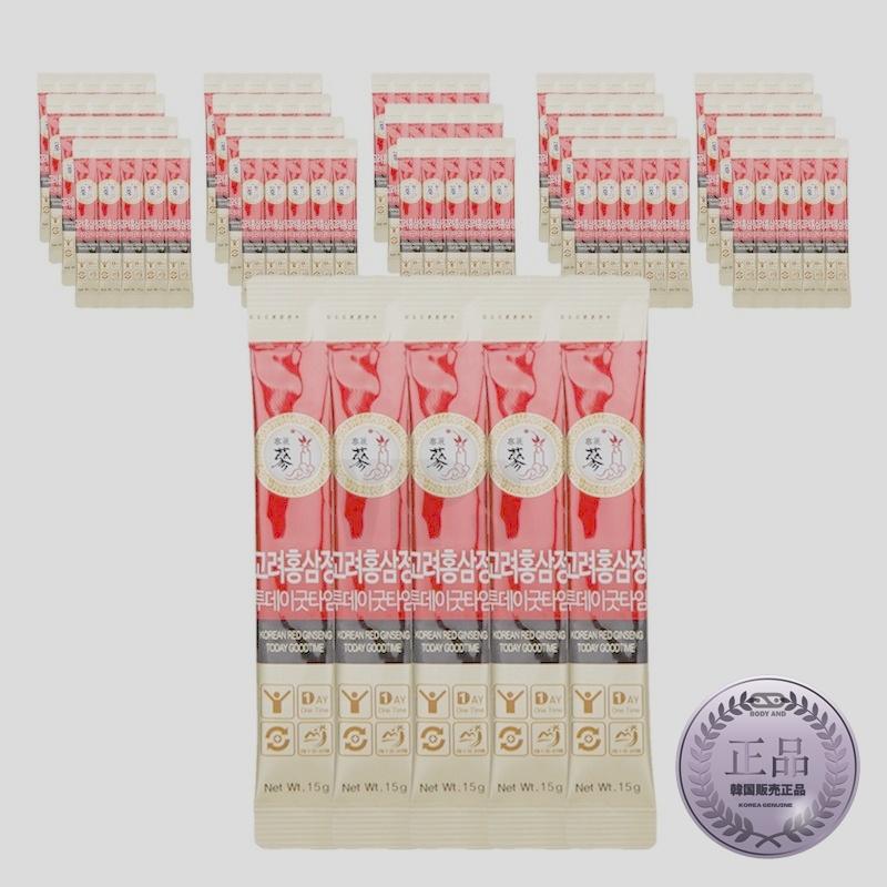 豊年補償高麗紅参精トゥデイグッドタイム紅参スティックバルク包装/ 15g/ 100個