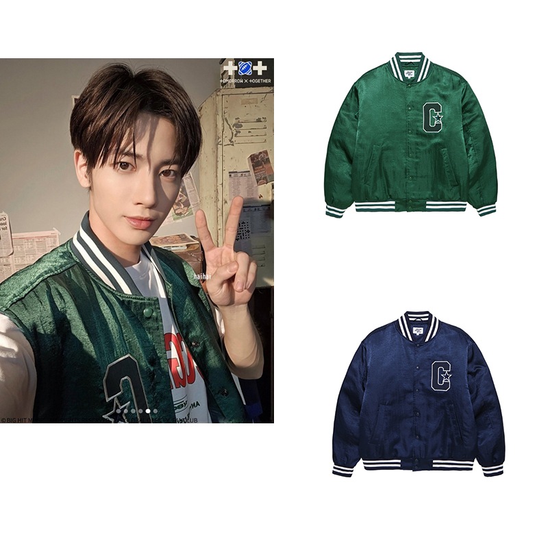[TXT テヒョン着用]SELLER LOGO BASEBALL JACKET