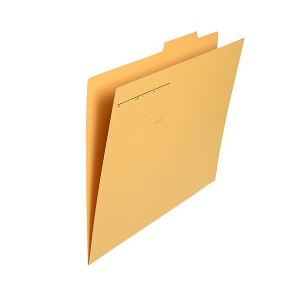（まとめ） プラス個別フォルダー A3 イエロー FL-069IF 1セット（10冊） (×3セット)