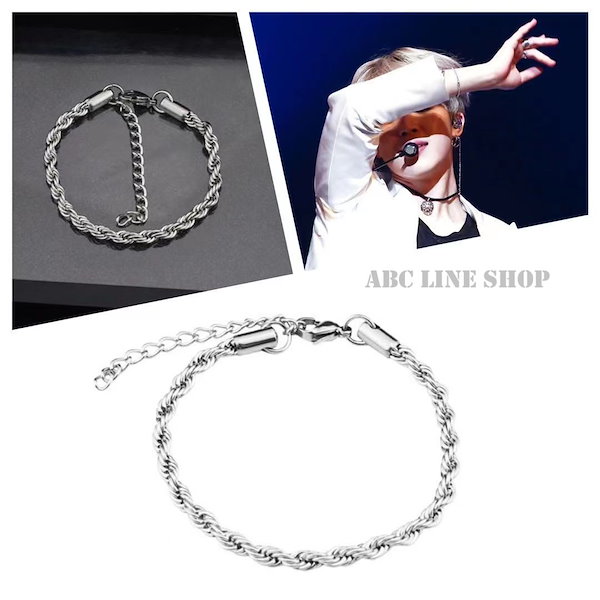 Qoo10] AREUM ブレスレット チェーンブレス BTSスタ