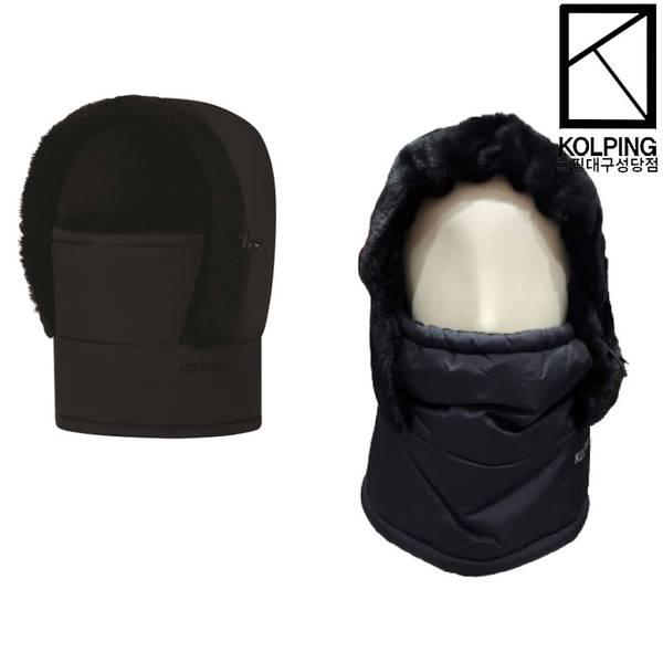 共用冬の内部とフードの両側に締め付けストリングを構成KFA4851Uトムフードネックウォーマー