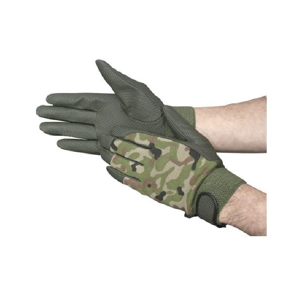 （まとめ）富士グローブ PUライナーアルファ 迷彩 LL 0737 1双 [x3セット]