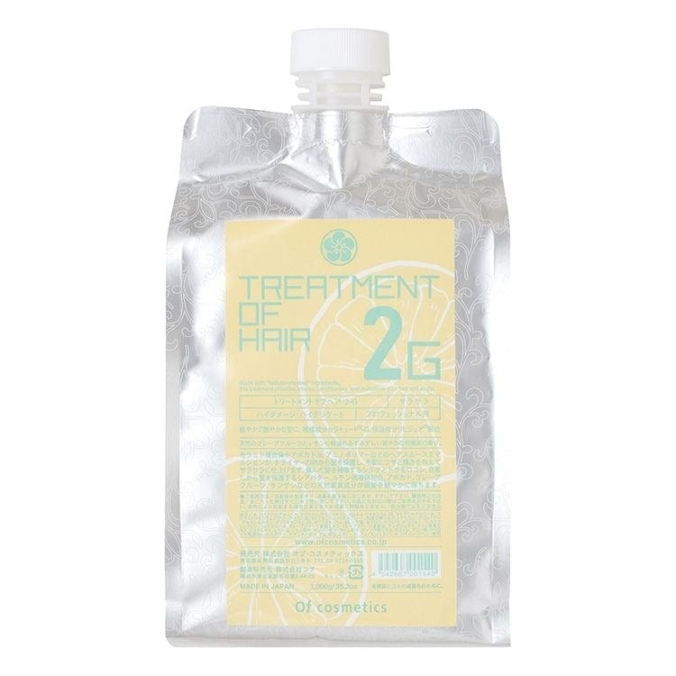 [国内正規品] オブ・コスメティックス トリートメントオブヘア 2-G 1000g(リフィル） Of cosmetics シルクエキス セラキュート アボカド シルク トウモロコシ リフレッシュ