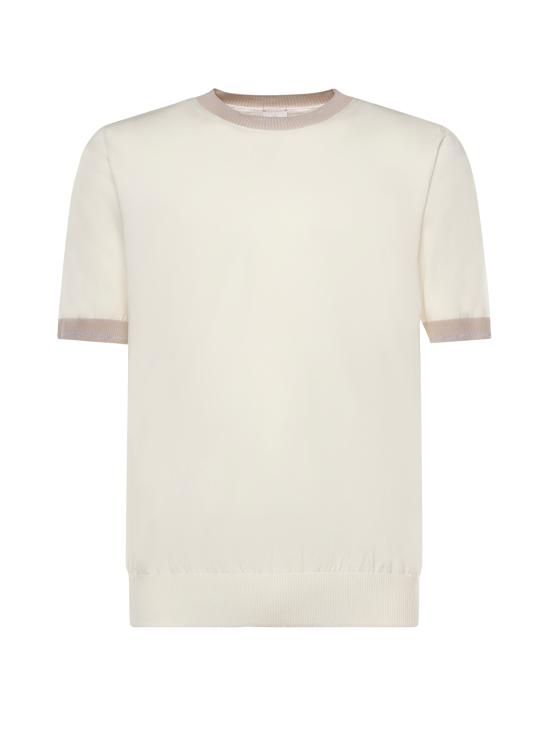 ELEVENTY Men T-Shirts M76MAGM19MAG0M013 010213 White Sand Gray