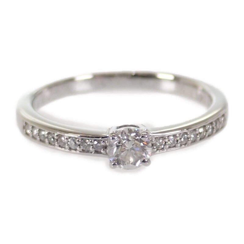 【no brand】Pt900 デザインジュエリー リング Pt900プラチナ 12号 ダイヤモンド レディース