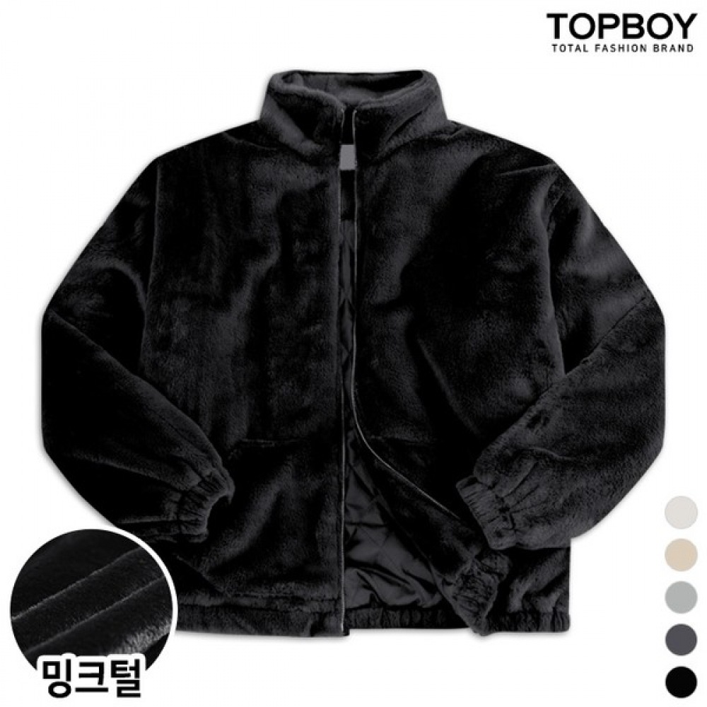 (トップボーイ) ミンクオーバーフィットパッド入りジャンパー (PN030)