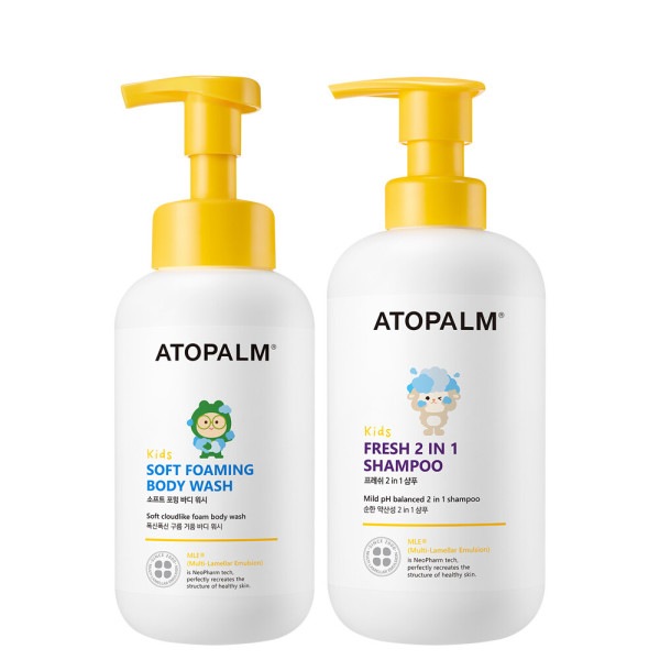 アトパム キッズ フレッシュ 2in1 シャンプー+フォーミング ボディウォッシュ 460ml