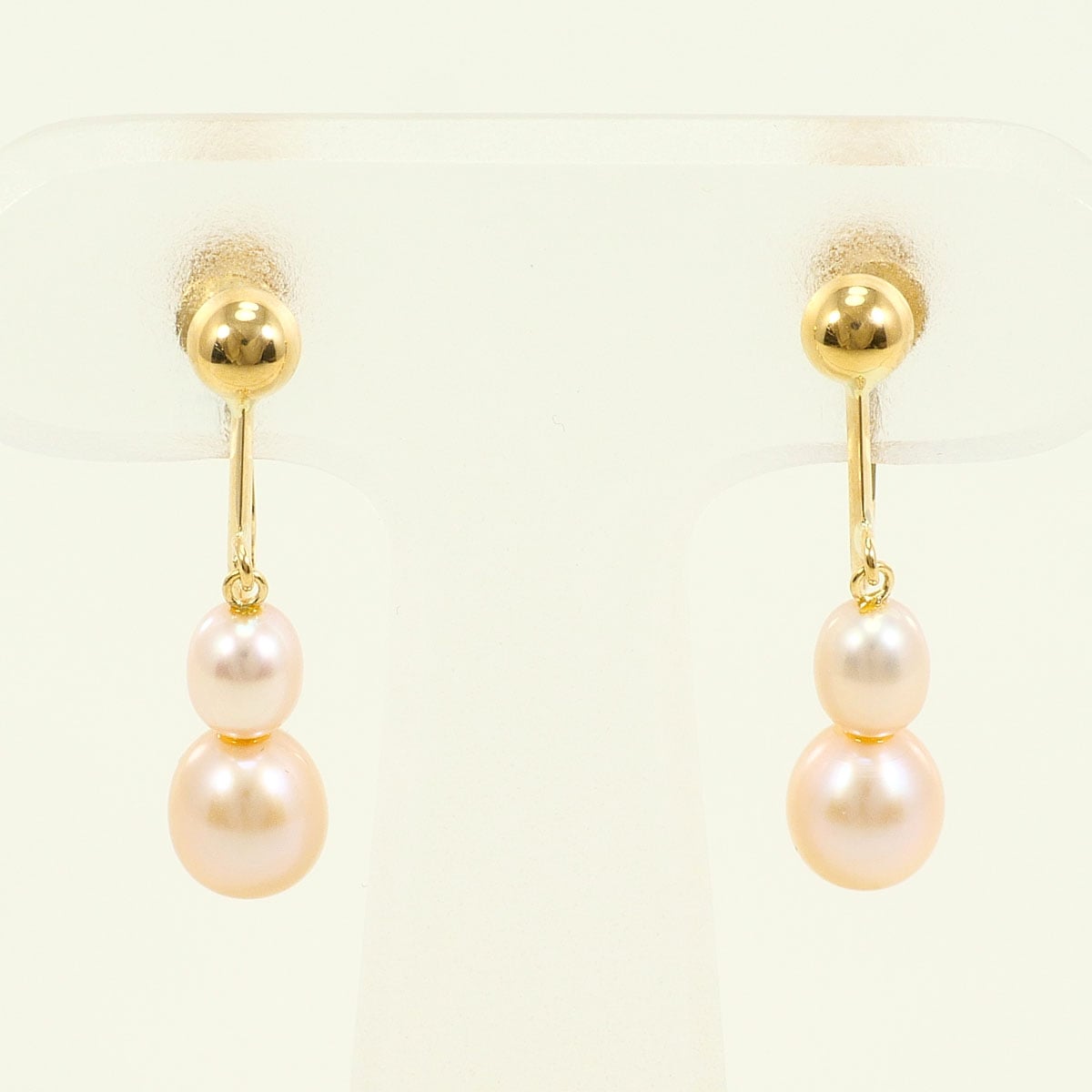 K18 18金 YG イエローゴールド イヤリング パール（真珠） 総重量約2.0g 中古