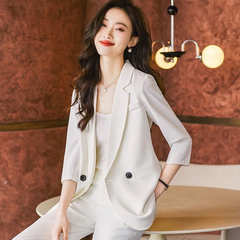 2025 セット 大きいサイズ フォーマル 通勤 仕事着 スーツ セットアップ スーツパンツ オフィス ビジネス 事務服 おしゃれ 無地 5,729円