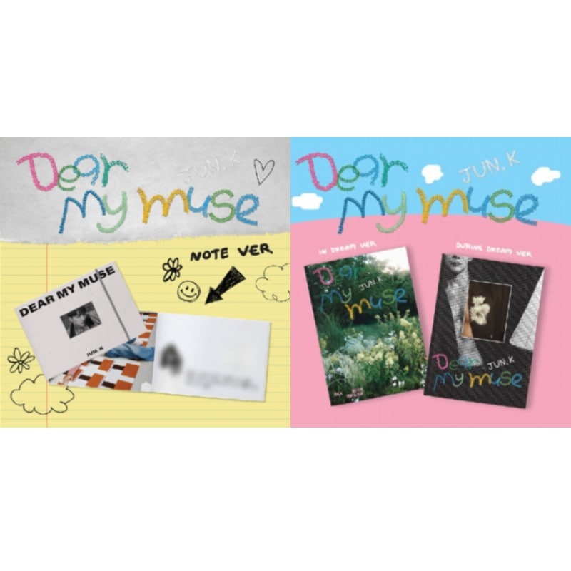 [3種セット] (PB+Digipack Ver.) JUN.K (2PM) アルバム [DEAR MY MUSE] 韓国チャート反映