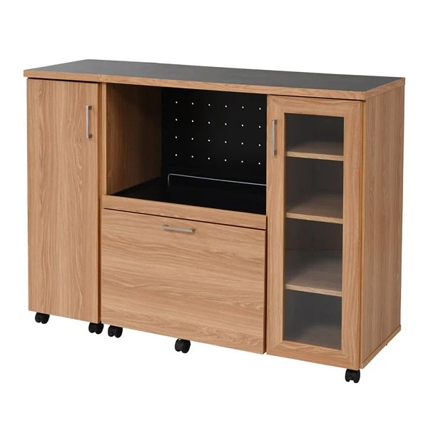 JKプラン キッチンカウンター キッチンボード FAP-1022SET-NABK ナチュラルブラック