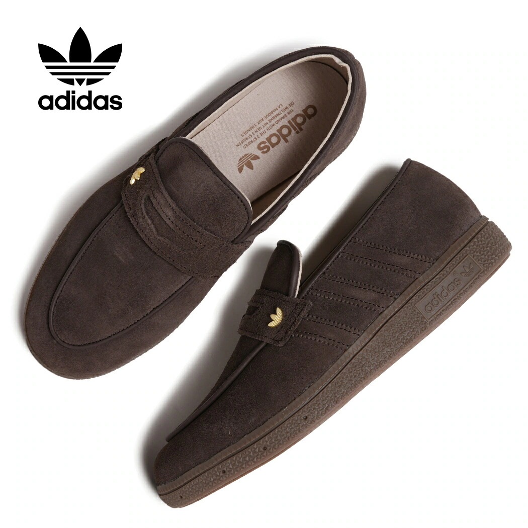 adidas アディダス ハンドボール スペツィアル ローファー スニーカー HANDBALL SPEZIAL LOAFER COFFEE ( スエード ガムソール メンズ レディース KJ2533