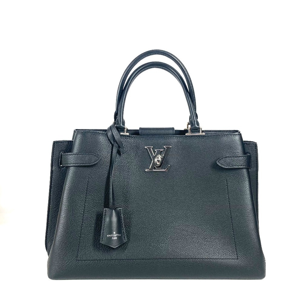 ハンドバッグ M53730 ロックミーデー ロゴ カバン トートバッグ　2WAYバッグ ショルダーバッグ 斜め掛け レザー ブラック