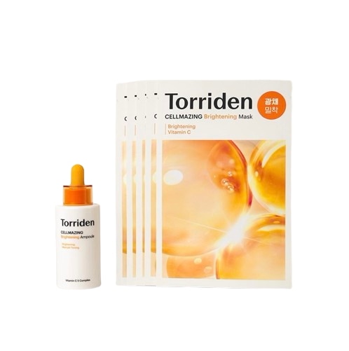 [2点セット] セルメイジング ビタC ブライトニング アンプル 30ml+ビタマスク 10枚