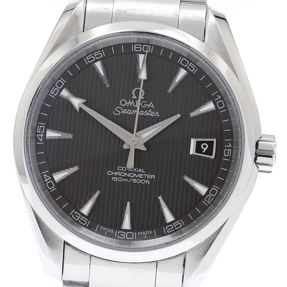 オメガ OMEGA 231.10.42.21.06.001 シーマスター アクアテラ 150M デイト 自動巻き メンズ _903268【中古】