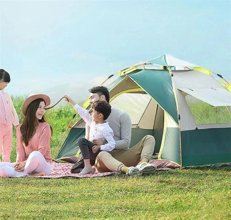 スタイル テント アウトドア アウトドア キャンプ 防雨 2-3人 自動 ピクニック 超軽量