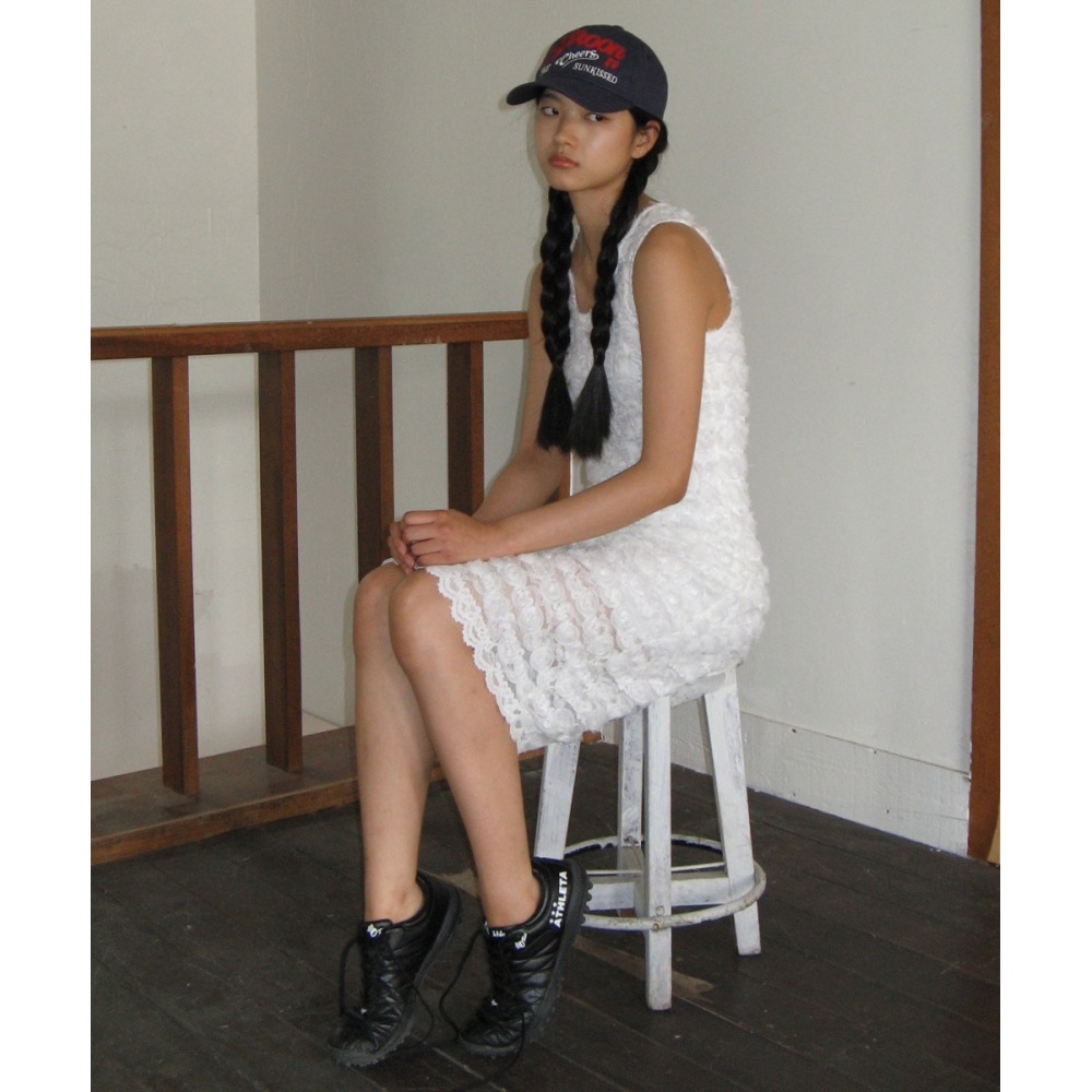 SINOON フラワーレースドレス (ホワイト) 19,119円