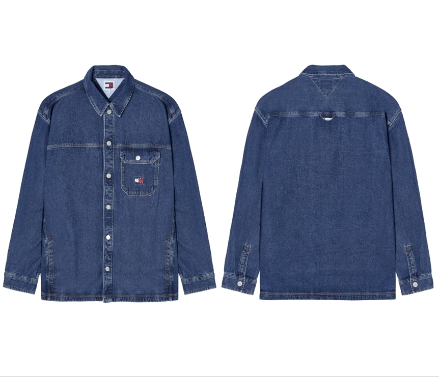 Essential Denim Overshirt (T32E7WSH13TMT1)