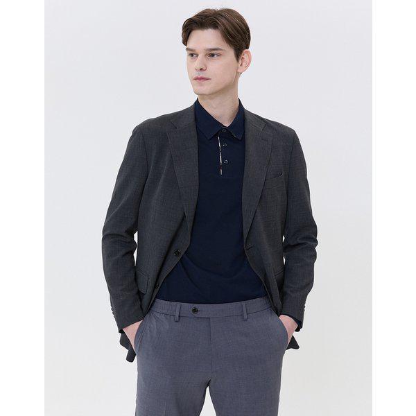 [24SS] [クリアランス][定番商品]グレーメランジ長袖ジャケットWMJA4B013G2