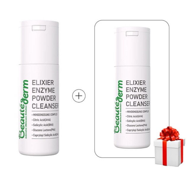 [韓国製品] 11月限定エリシアエンザイム酵素パウダー洗顔料80g+80g +シートマスクプレゼント贈呈/毛穴洗顔/毛穴収縮/低刺激洗顔剤/鋭敏肌使用可能/