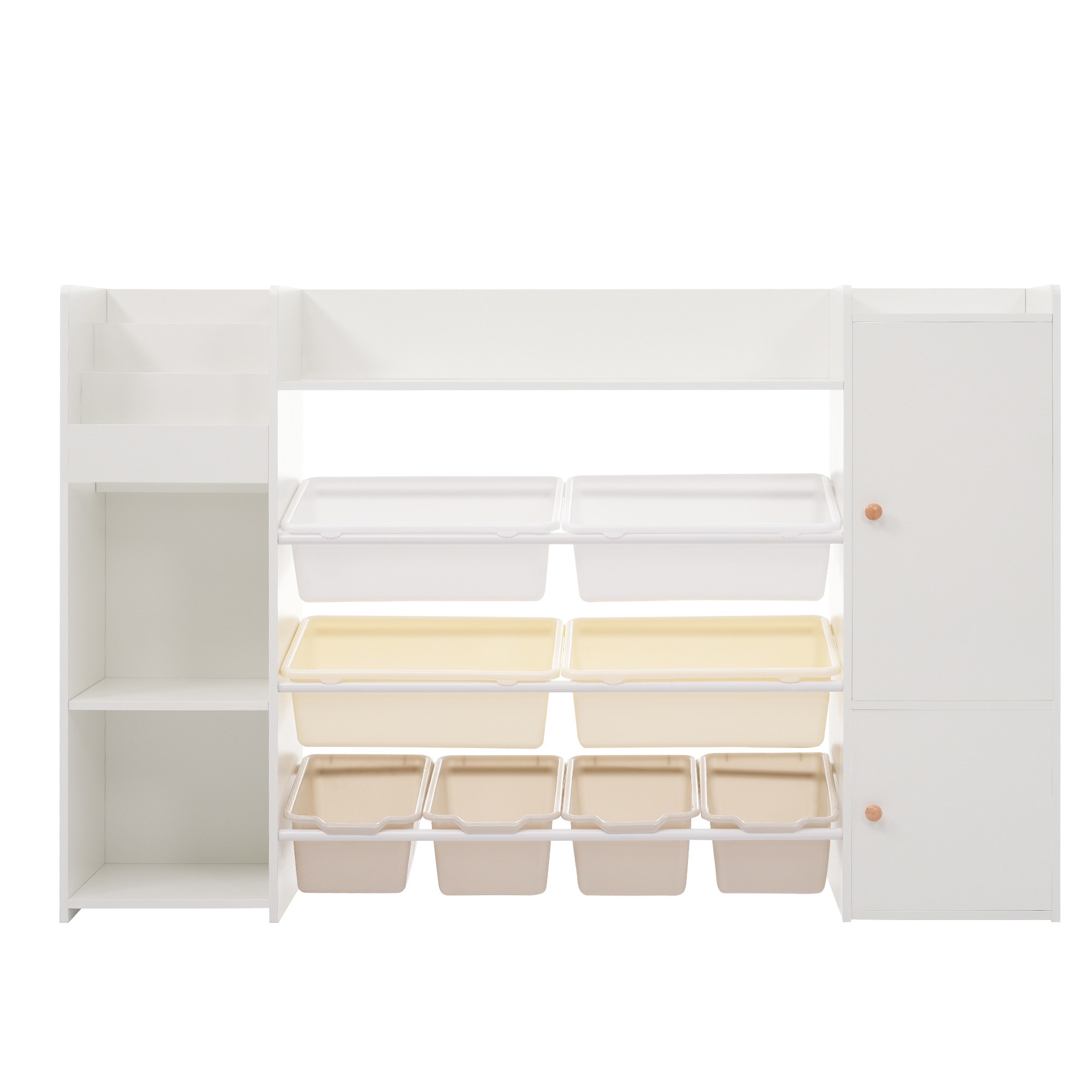 おもちゃ収納 ラック おもちゃ箱 絵本棚 収納ラック 大容量 ホワイトボード付き おしゃれ ワイドタイプ 子ども こども キッズ 収納ボックス 引き出し 玩具箱 新生活 ランドセルラック 本棚632