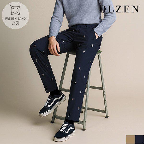 [] ニュークラシック刺繍チノパンツ (ZMD4PP1302)