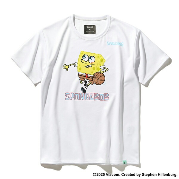 ジュニア　Ｔシャツ　スポンジ・ボブ　ドリブル 150 ホワイト