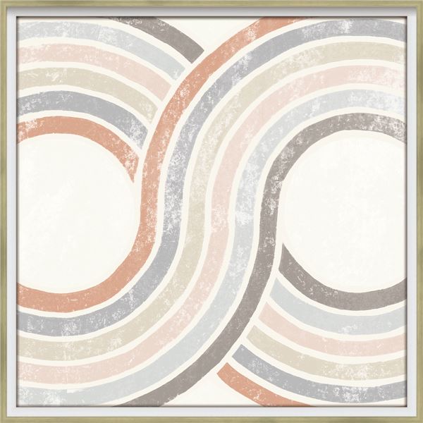 ユーパワー アブストラクトコレクション Gel加工 アートフレーム モイラ/ハーシー「オーバー レインボー」