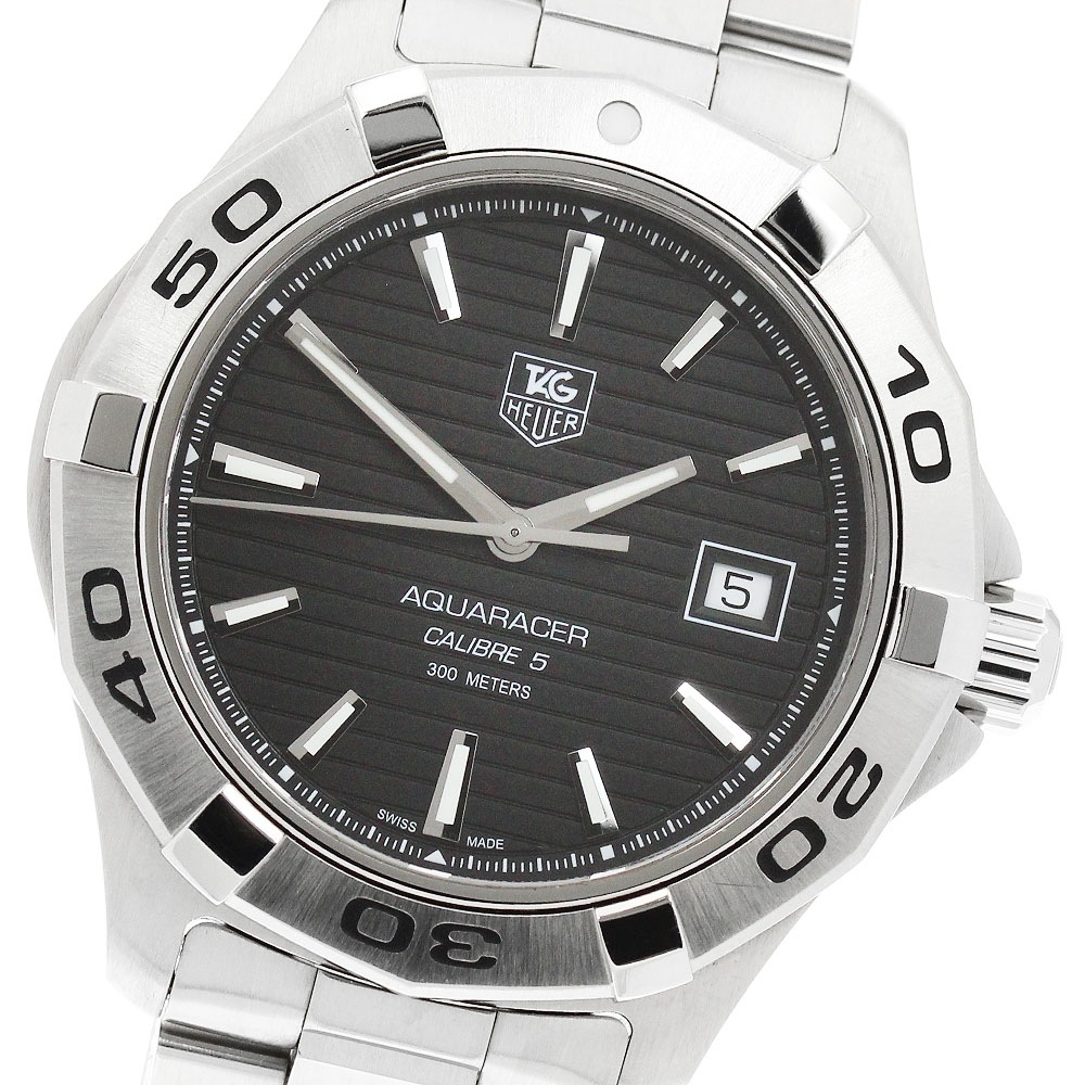 タグホイヤー TAG HEUER WAP2010 アクアレーサー デイト 自動巻き メンズ 良品 _952122【中古】