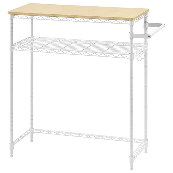 CMM-PRL7590-W ホワイト カラーメタルラック ロータイプ メーカー直送