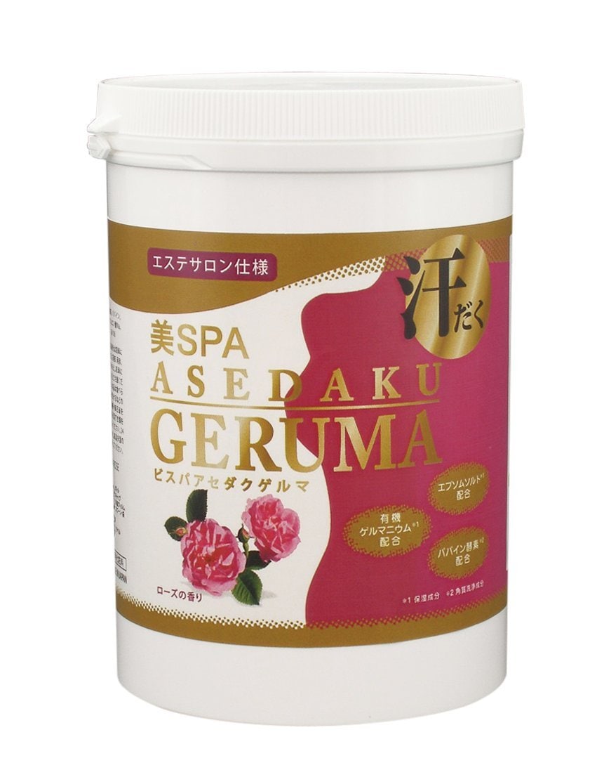 日本生化学 ゲルマニウム入浴料 美SPA ASEDAKU GERUMA ROSE(ローズ) ボトル 1kg