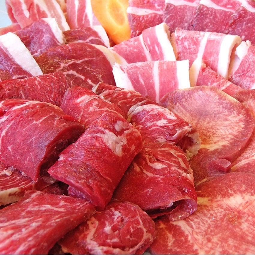 バーベキュー メガ盛り セット 冷凍 たっぷり6-8人前 （ 総重量 1.8kg ）