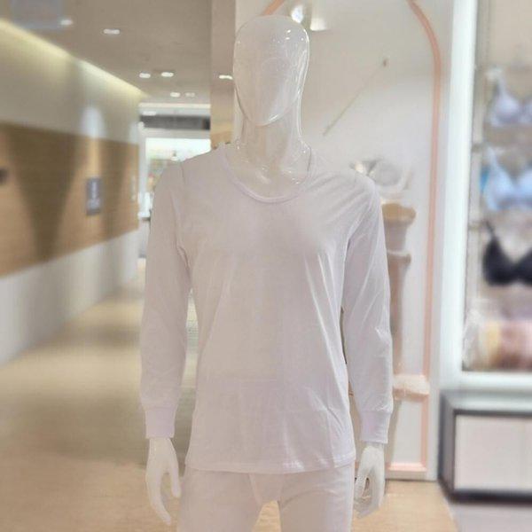 AK盆唐店 綿100数 男性 肌着 上 LG6283-WH