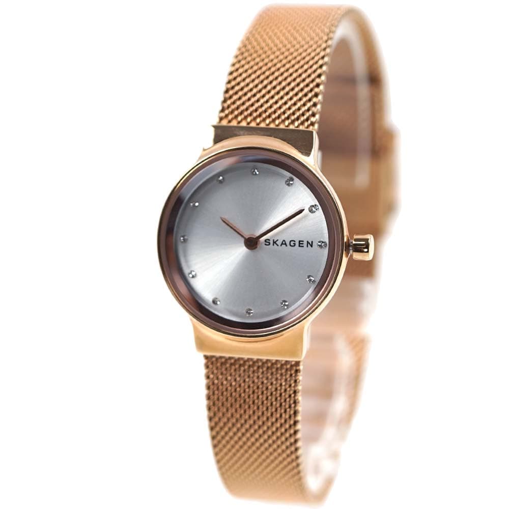 [アウトレット(バックルに変色有り)] スカーゲン 腕時計 レディース アナログ 時計 シルバー×ローズゴールド フレヤ SKAGEN FREJA SKW2665