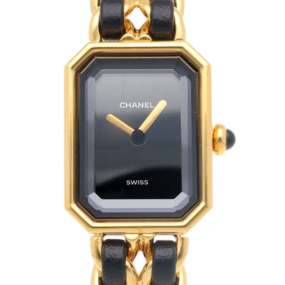 シャネル プルミエール L 腕時計 GP H0001 クオーツ 1年保証 CHANEL 中古