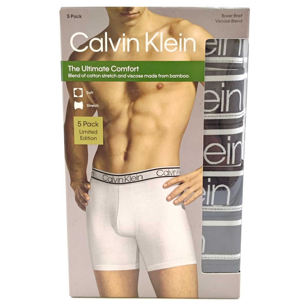 【中古・未使用品】[5枚組] カルバンクライン ボクサーパンツ ボクサーブリーフ アンダーウェア 下着 M ブラック NP26770-UB1 メンズ Calvin Klein 5,986円