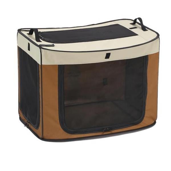 マルカン どこでもワンタッチケージ S ブラウン 1個入