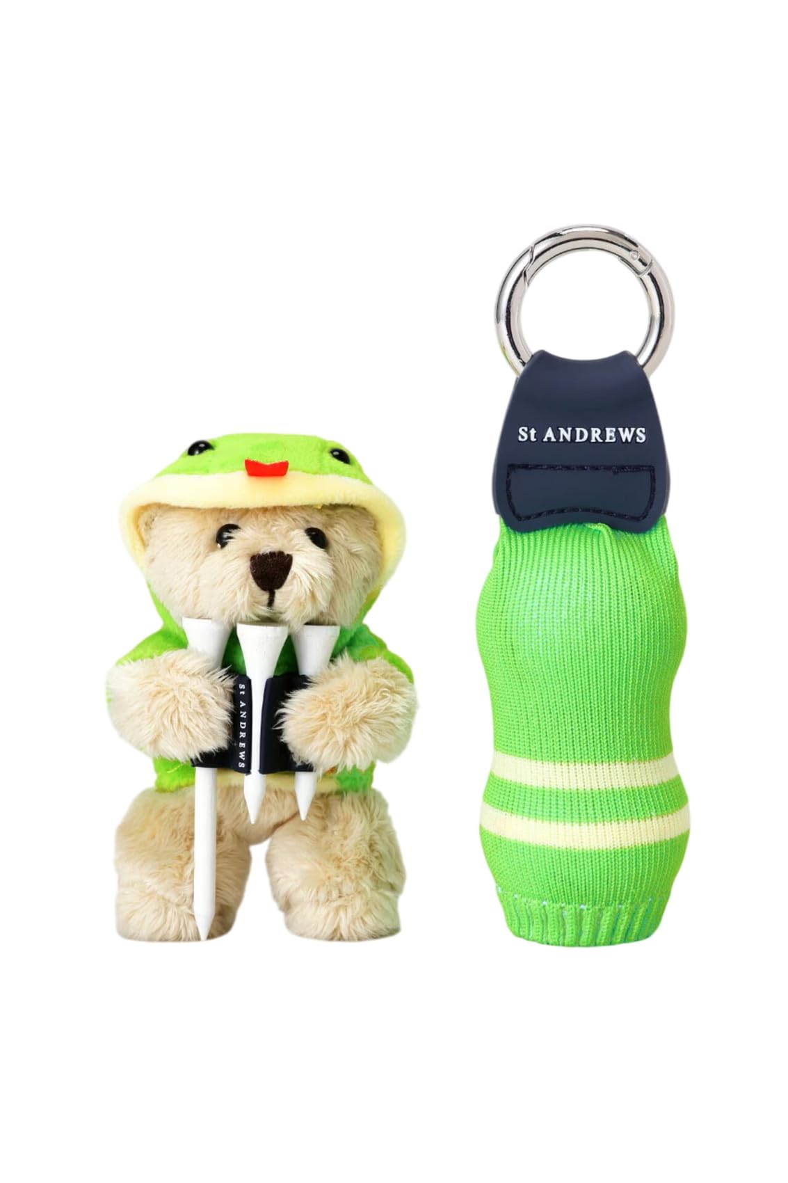 [セントアンドリュース] 継続定番商品 ティー＆ボールケース [テディベアシリーズ](干支仕様) / ゴルフ クマ / 042-5984336 040_ベージュ FR