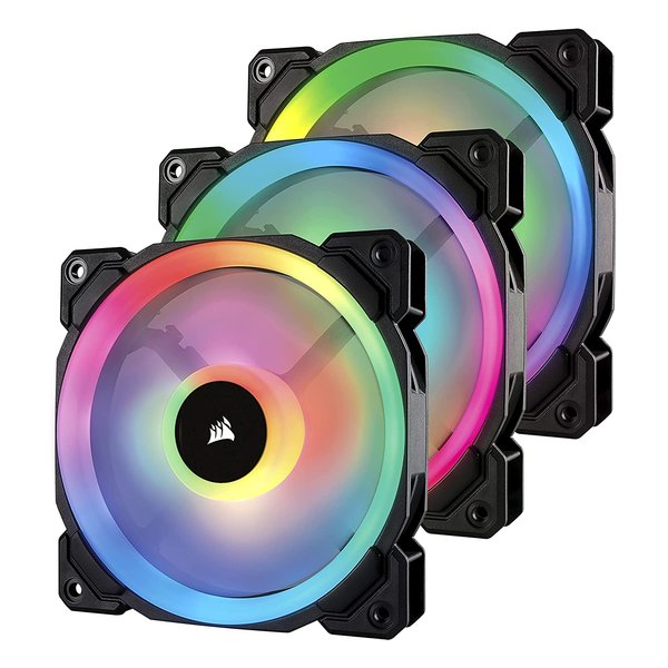 ケースファン LL120 RGB 3Fan Pack with Lighting Node PRO CO-9050072-WW