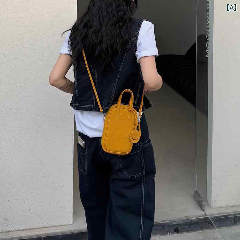 レディース　バッグ　カジュアル 韓国 キャンディーカラー トップ レイヤー 牛革 ミニ クロス ボディ スマートフォン バッグ 女性 2025 カジュアル ハンドバッグ 春と 夏 5,803円