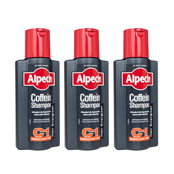 アルペシン　カフェインシャンプー　C1　250ml　3本　Alpecin Caffeine　海外発送　日時指定不可　ヤマト国際便発送